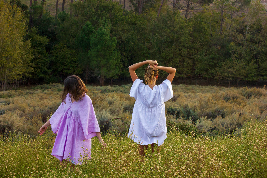 Four Seasons Oversized Linen Dress